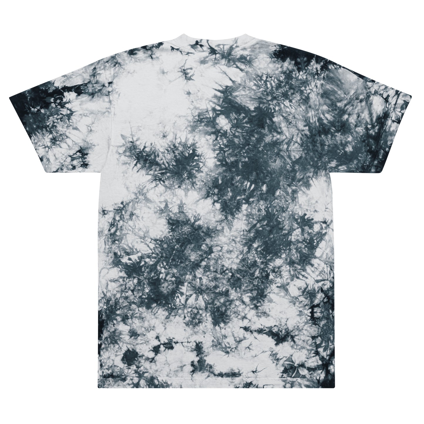 Zoop Oversized Tie-Dye T-Shirt - Black / White