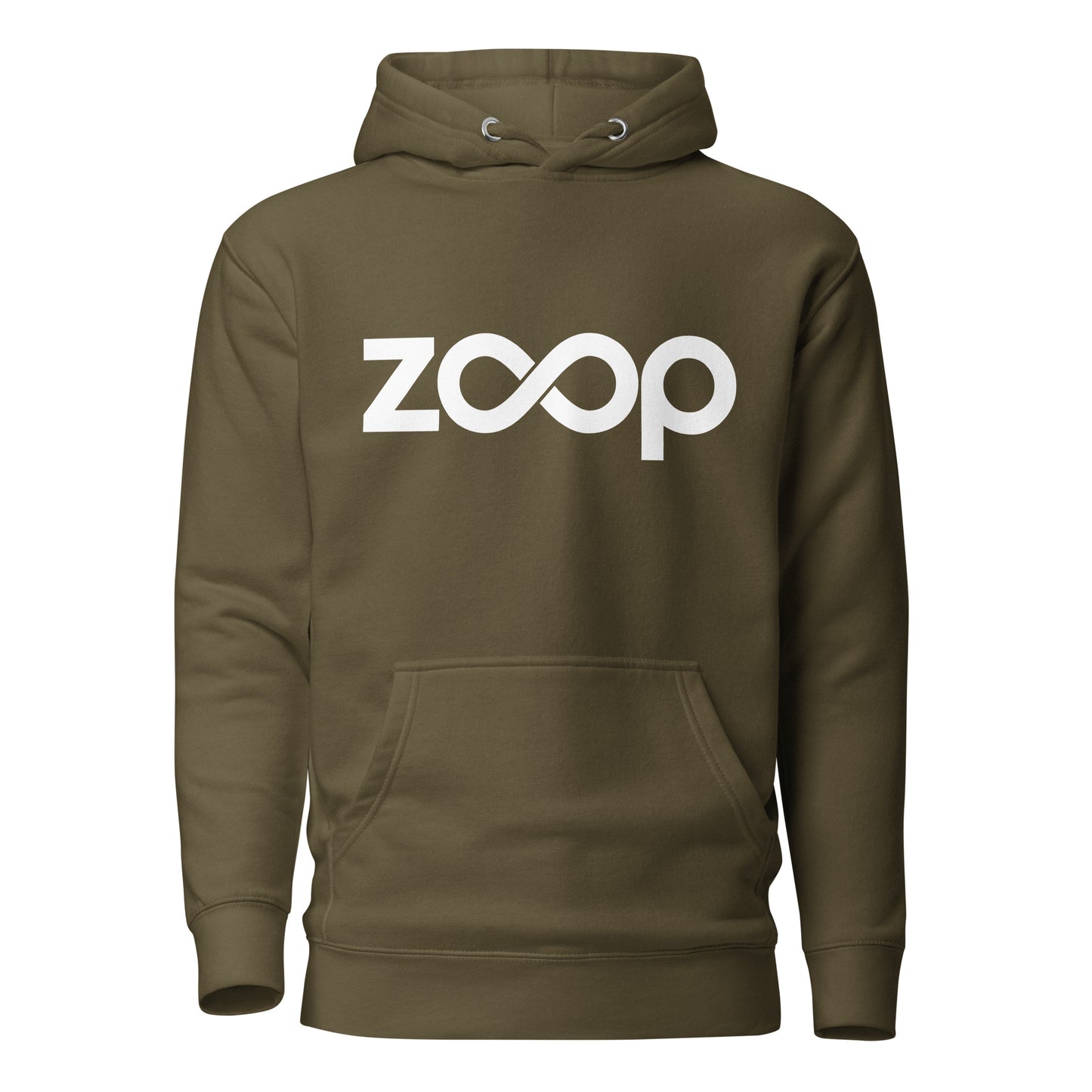 Zoop Unisex Hoodie - Military Green